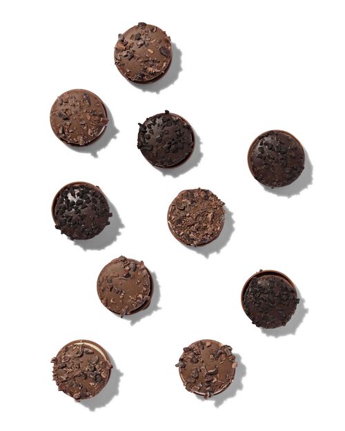 chocolats en forme de macarons