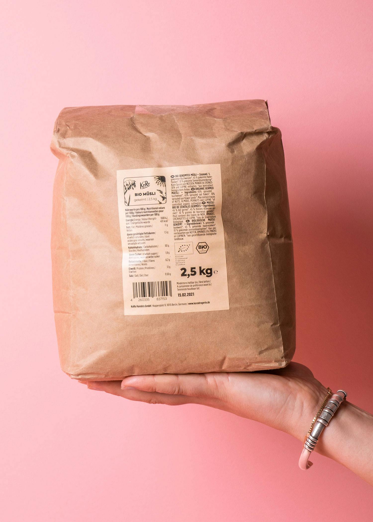 Gekeimtes Bio Müsli 2,5 kg