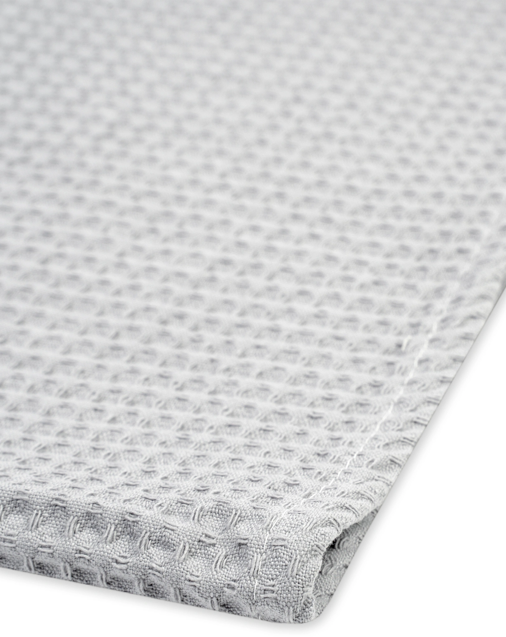 Loop Wickelauflagenbezug JACOB WAFFELPIQUE (85x75) in light grey