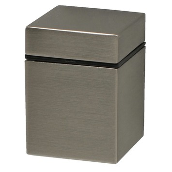 Duraline plankdrager clip cube mini geborsteld nikkel