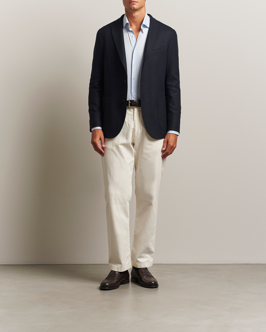 Boglioli K Jacket Wool/Cashmere Blazer Navy