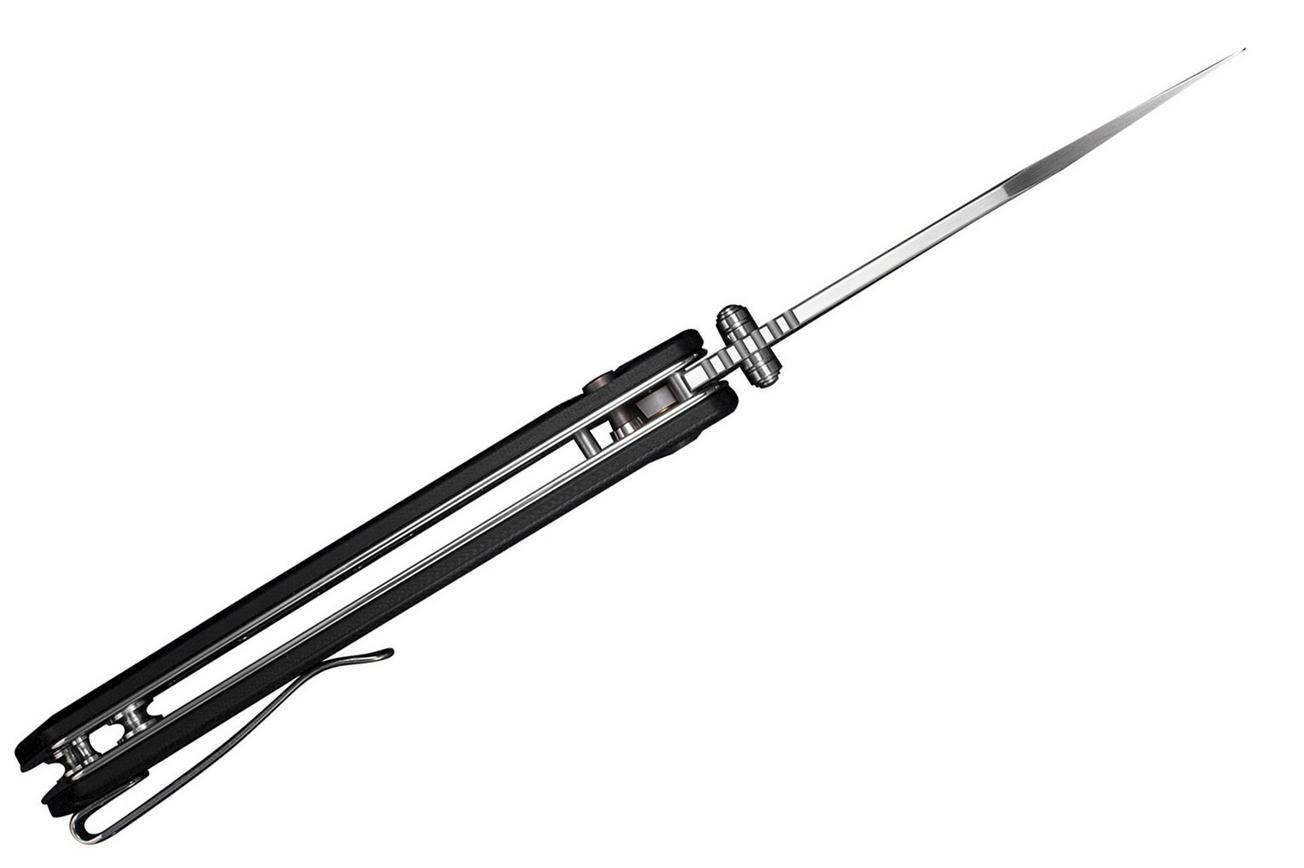 Sencut Skelfin S25007-2 Satin 9Cr18MoV, Black G10, zakmes