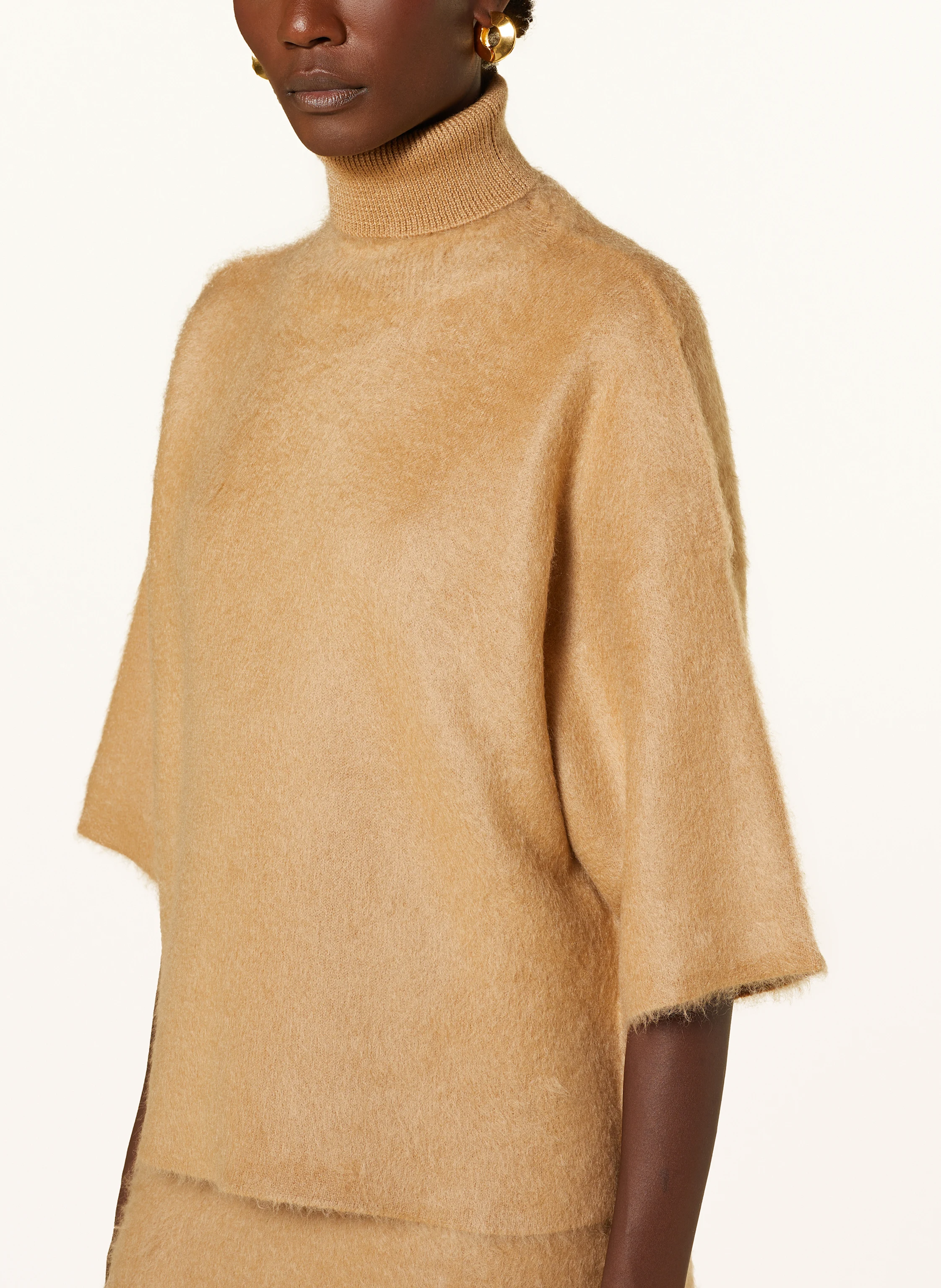 FABIANA FILIPPI Rollkragenpullover mit 3/4-Arm