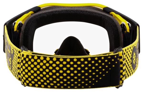 Masque Oakley Airbrake MX Moto Jaune / Clear / Ref: OO7046-E2