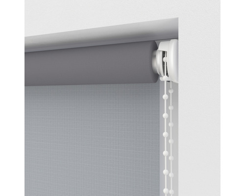 Soluna verduisterend rolgordijn D8, lichtgrijs structuur, 60x190 cm