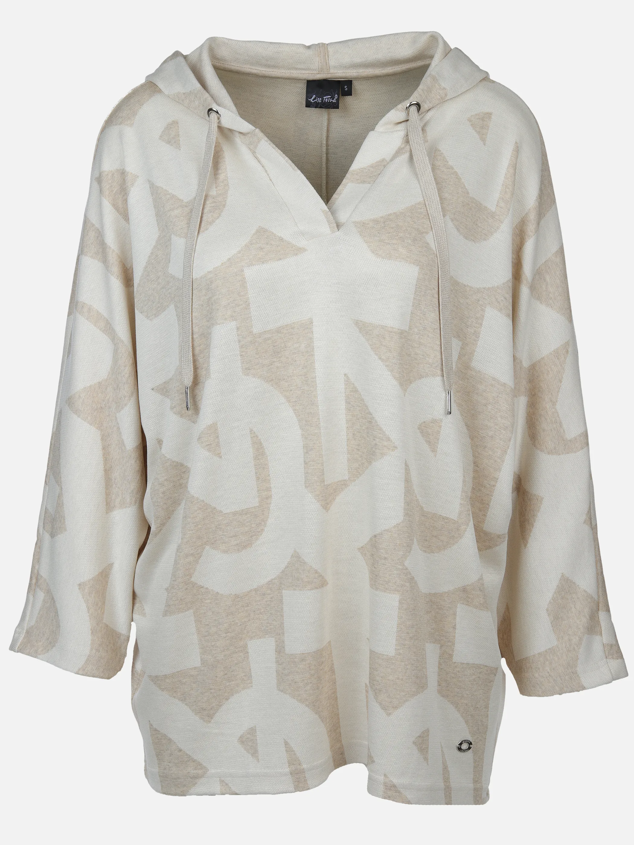 Damen Jaquard Shirt mit Kapuze