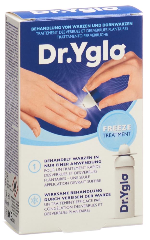 DR. YGLO Kryotherapie Vereisung von Warzen 50 ml