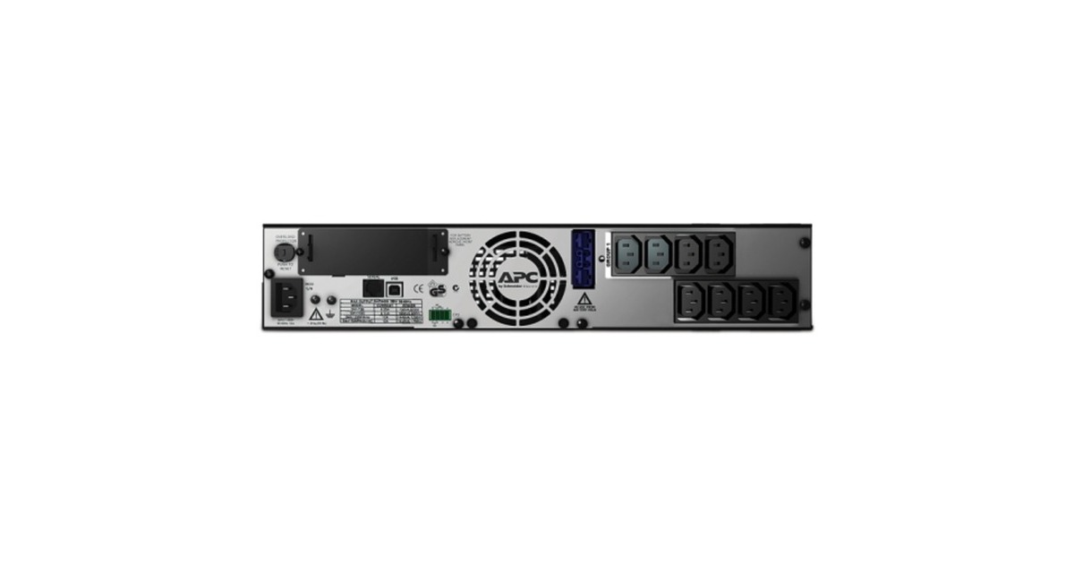 APCSmart-UPS X SMX750INC Noodstroomvoeding ups  (Zwart, 750VA, 8x C13 uitgang, USB, NMC)