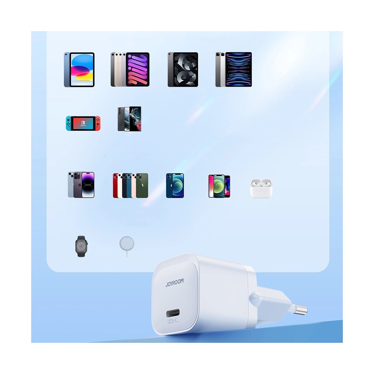 USB C 20W PD Mini-Ladegerät mit USB-C-Kabel