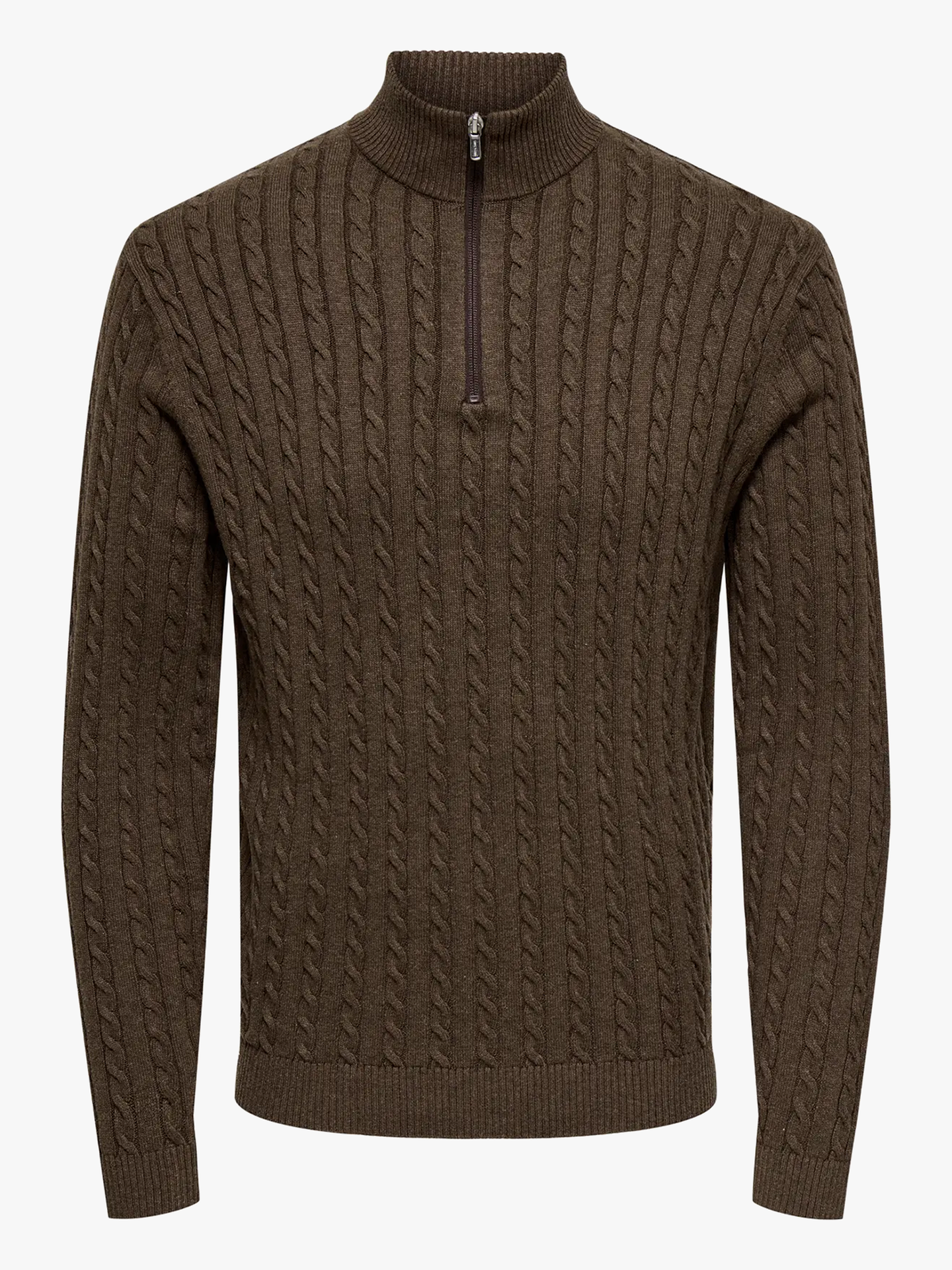 Loui Reg 12 Cabel Half Zip Knit