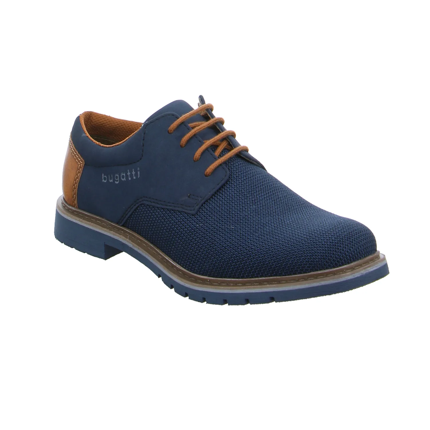 BUGATTI SHOES Halbschuh-City Blau Textil