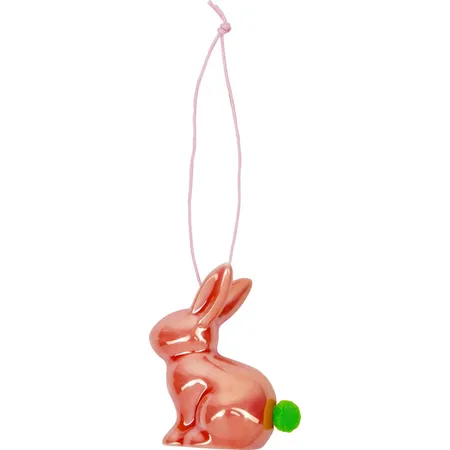 Die Spiegelburg Puschelhäschen-Anhänger Frohe Ostern, 1 Stück, 3-fach sortiert