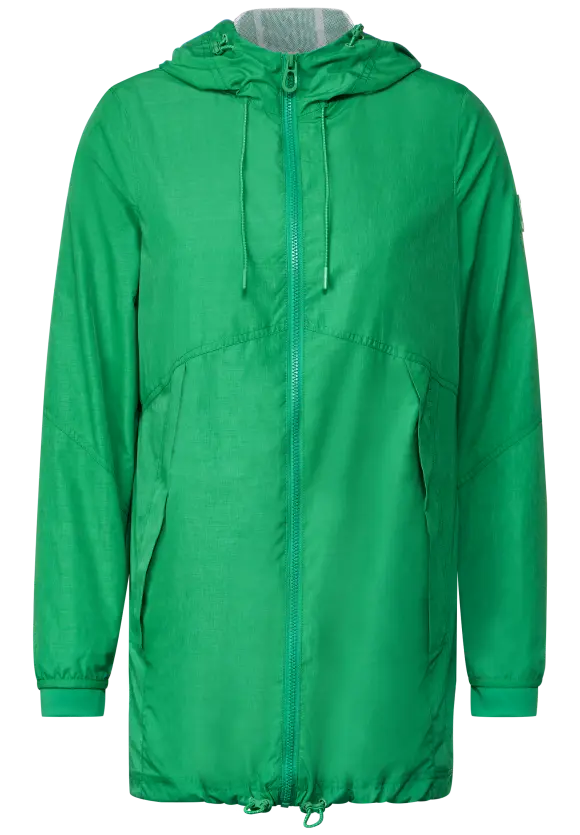 Langer Windbreaker - grass green