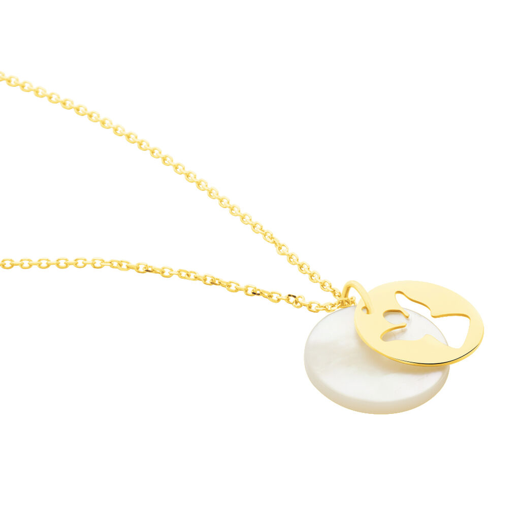 Collier Philana Or Jaune Nacre