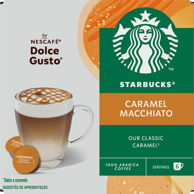 Starbucks Caramel Macchiato by NESCAFÉ Dolce Gusto kapsler (12 stk.)