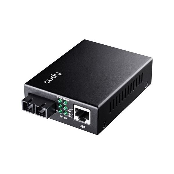 Cudy Conversor Fibra MC100GSA-20 Gigabit Single-mode - MC100GSA-20