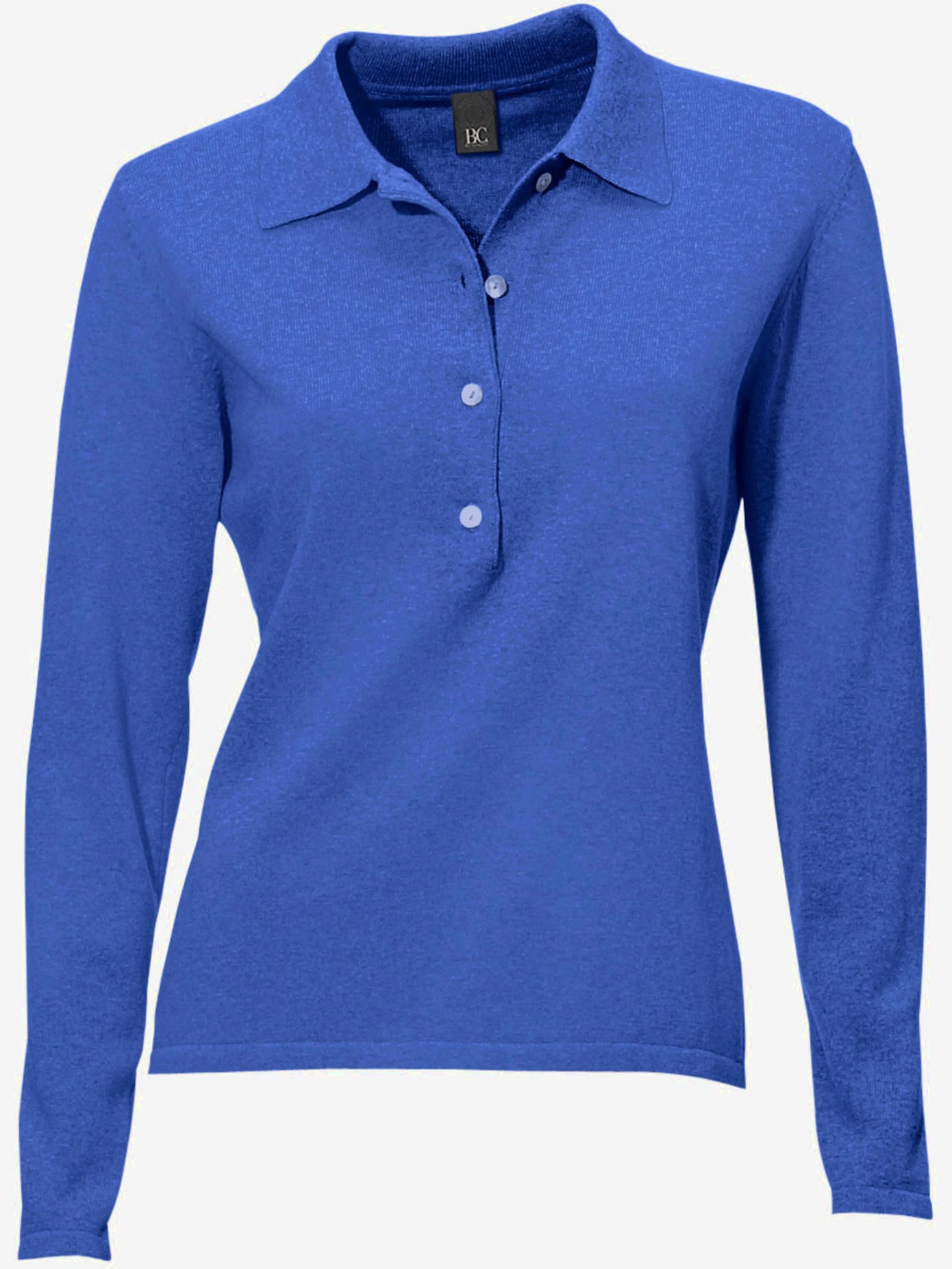 Pull polo style polo classique avec patte de boutonnage et boutons