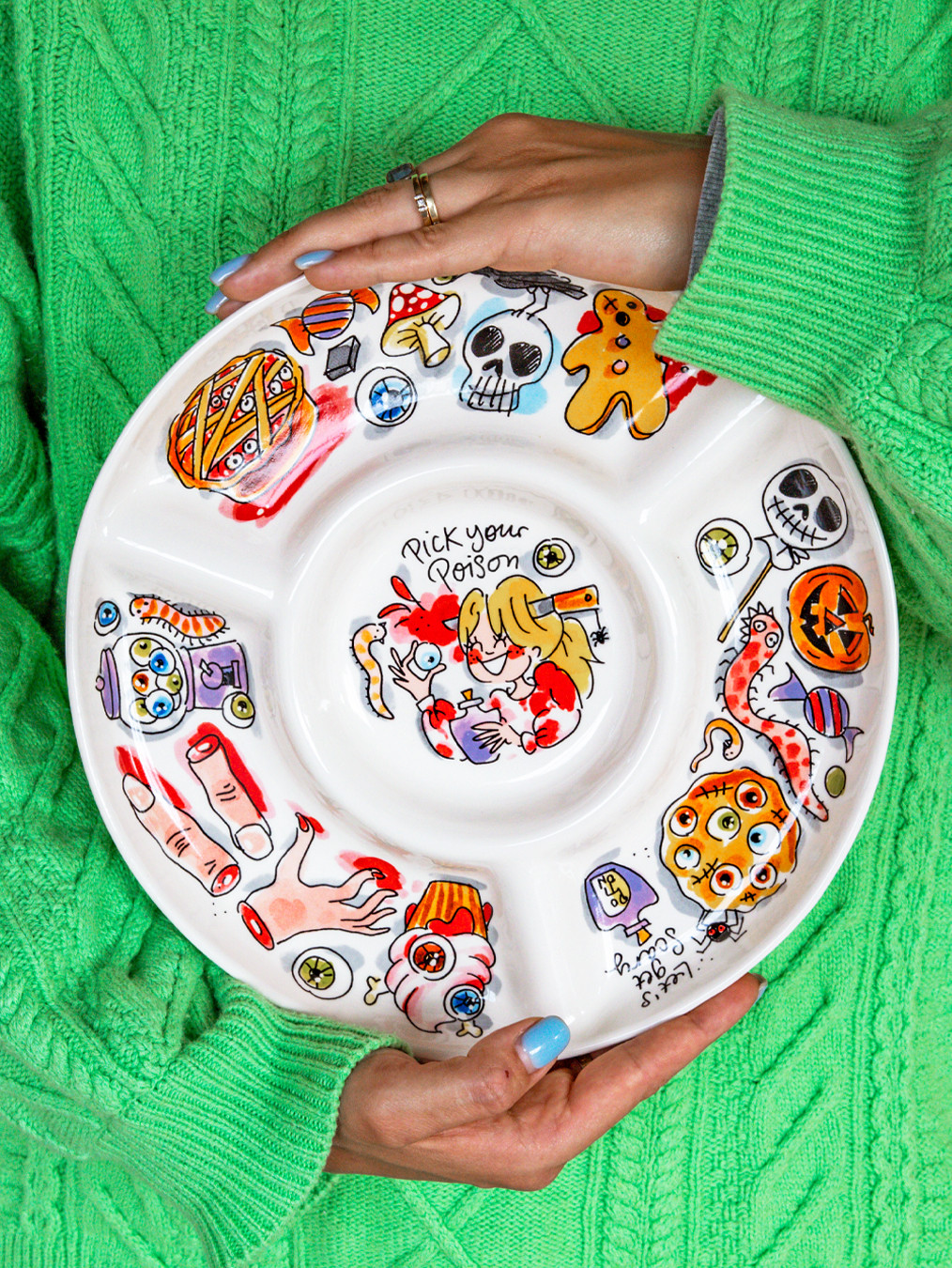 Snackschaal 26cm Halloween Pick Your Poison