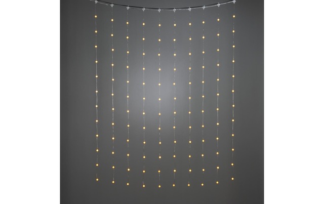 KONSTSMIDE LED-Lichtervorhang »mit 120 Schneebälle USB, IP20«