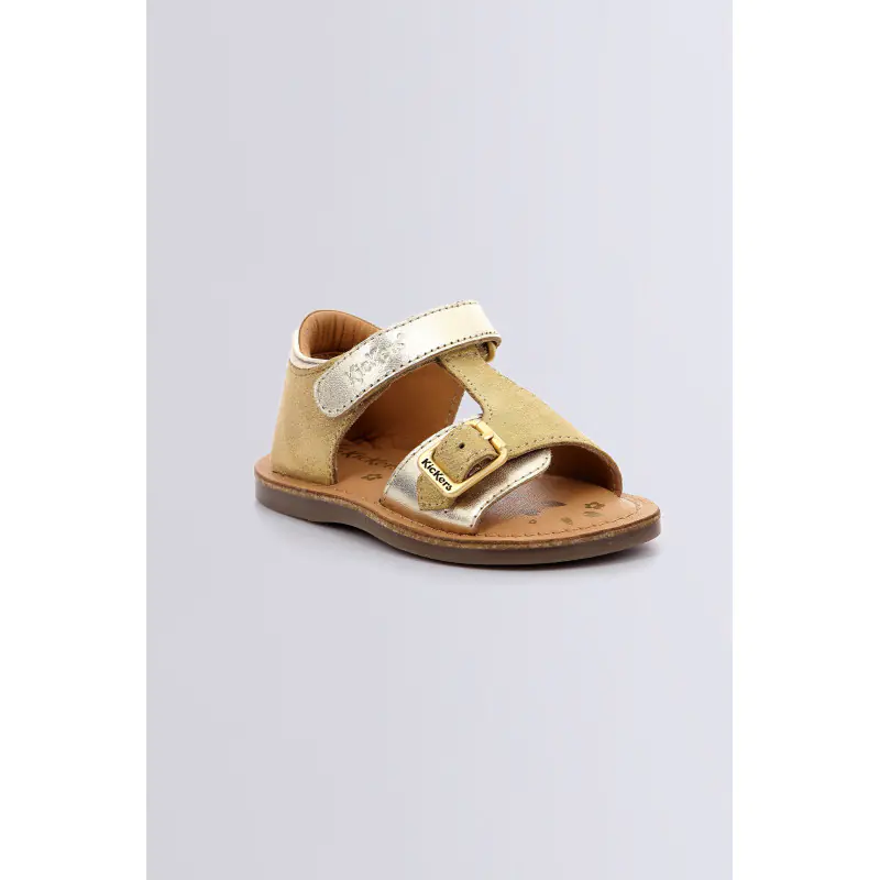 Diazzy Or SANDALES Cuir Fille