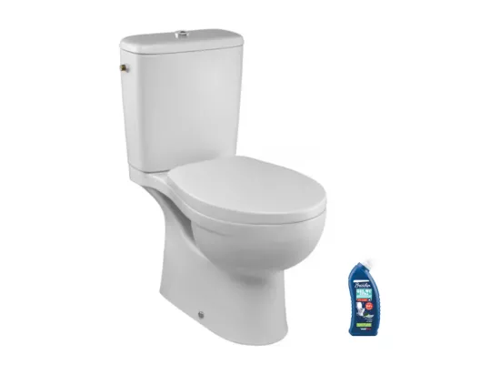 WC à poser sans bride JACOB DELAFON Gaspard + gel WC Economie d'eau