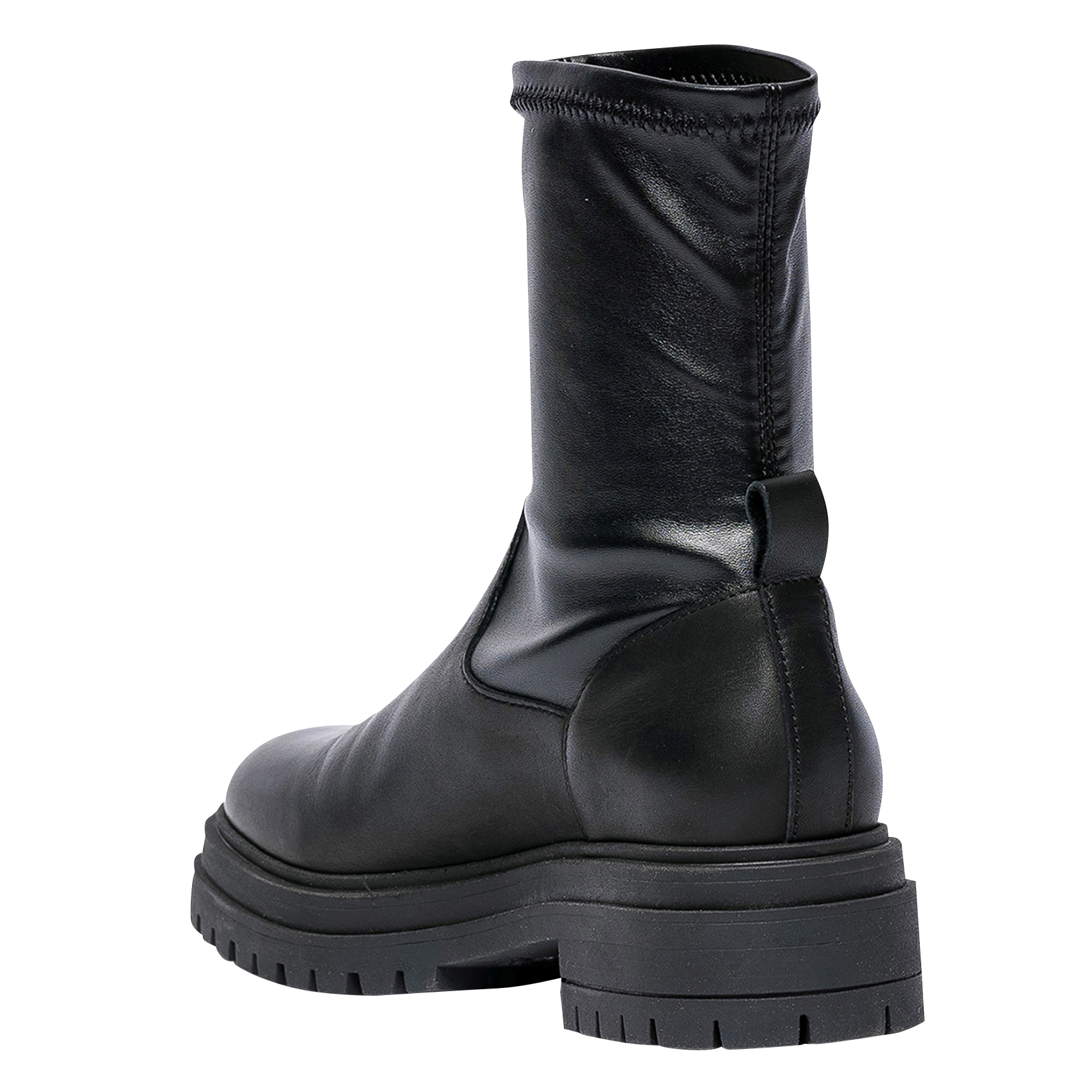 KIOURDY - Boots en cuir mélangé | Noir