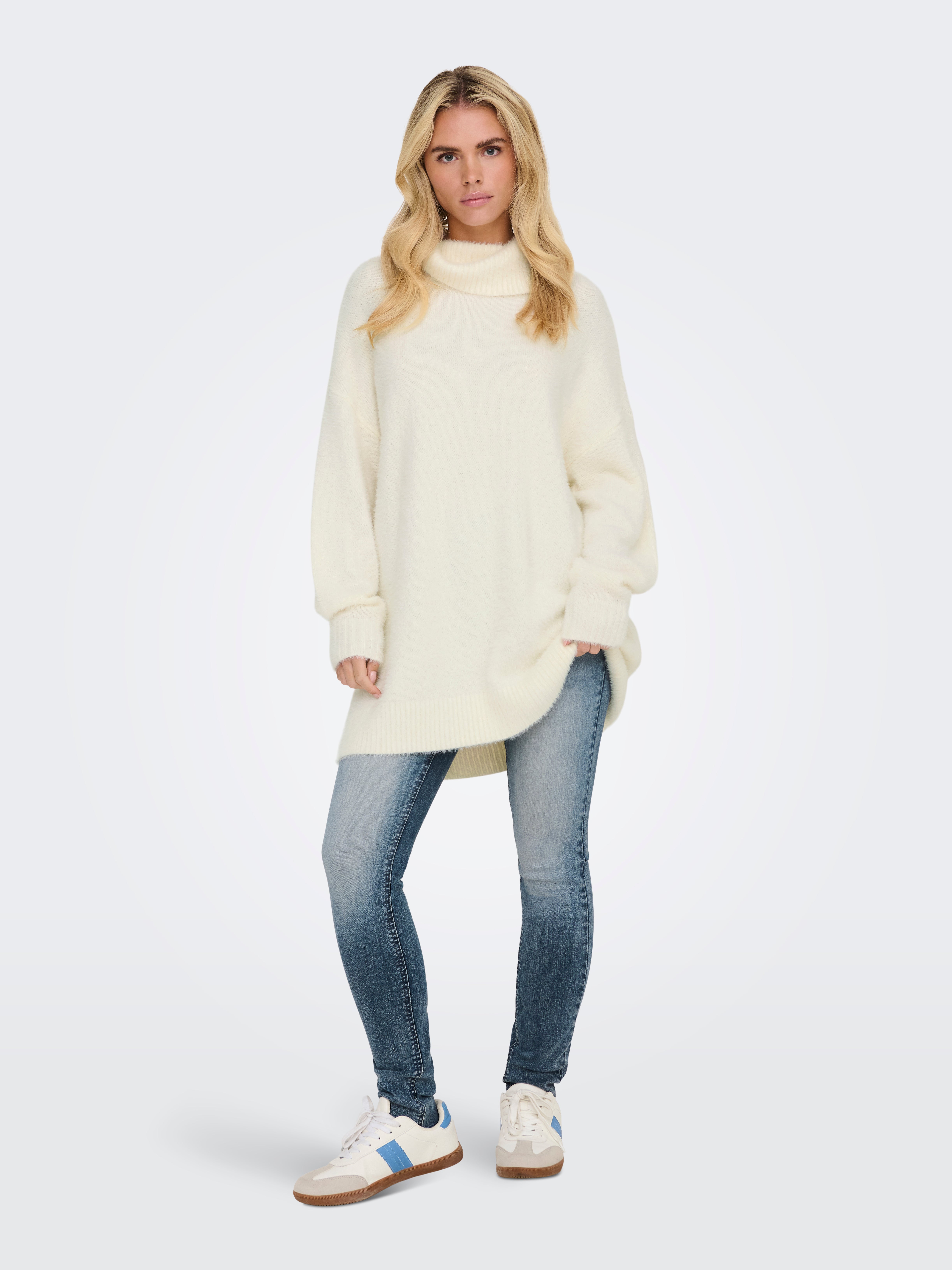 ONLPIUMO Strickpullover Cloud Dancer