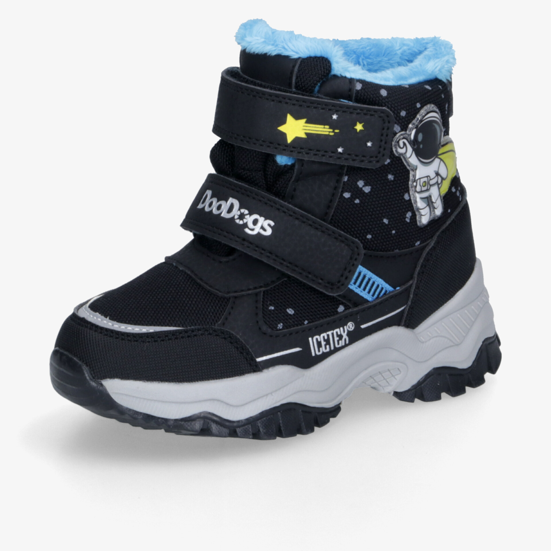DooDogs Kinder Trekkingschuhe schwarz