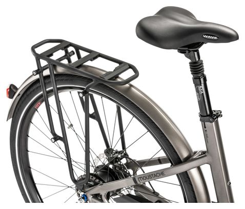 Vélo Électrique Moustache Samedi 28.3 Open Shimano  Nexus 2023 Titanium. mat