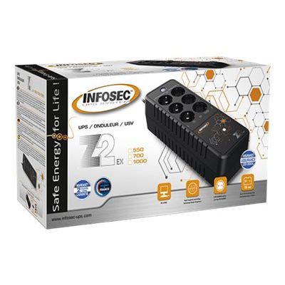 INFOSEC Z2 EX 700 - onduleur 6 prises - 700 VA