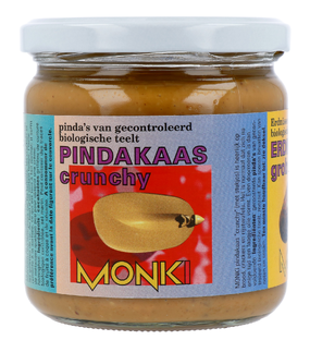 Monki Pindakaas Crunchy 330GR