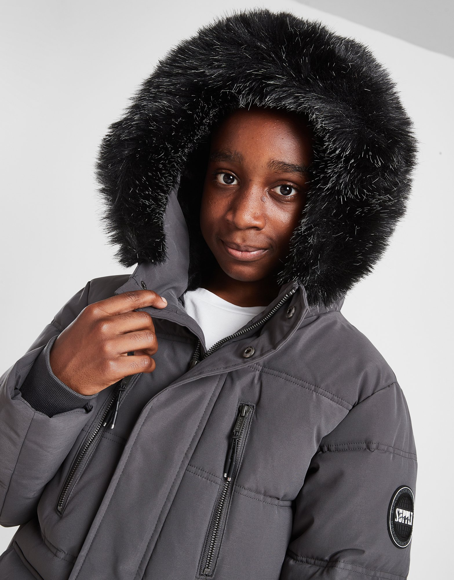 Supply & Demand Veste Parka Destruct Short Junior