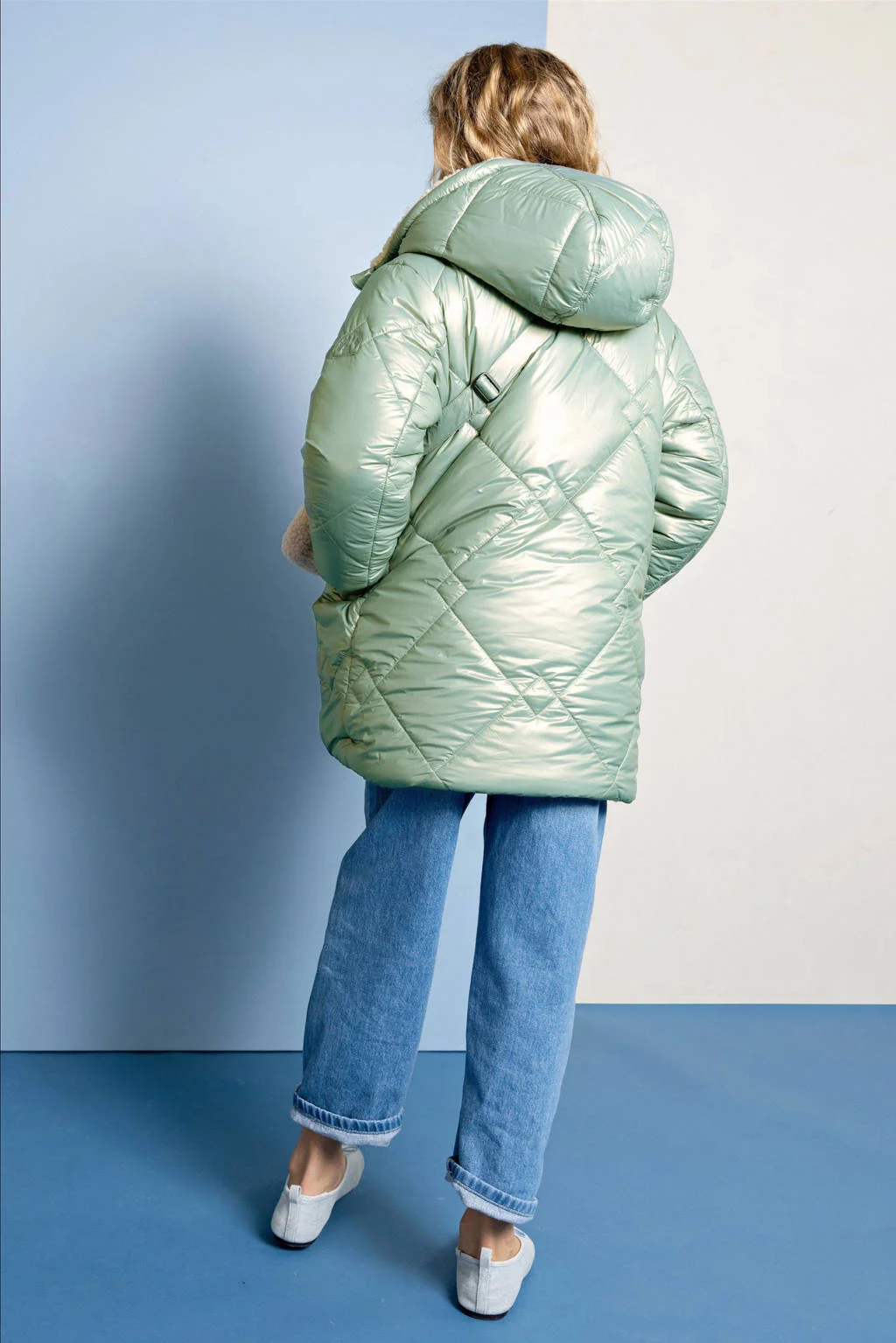 NONO reversible jas groen