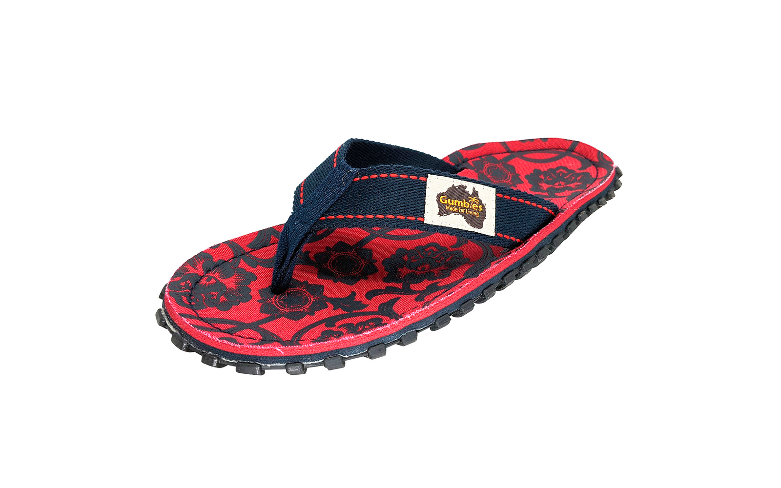 Gumbies Red & Blue Rose Herren Zehentrenner