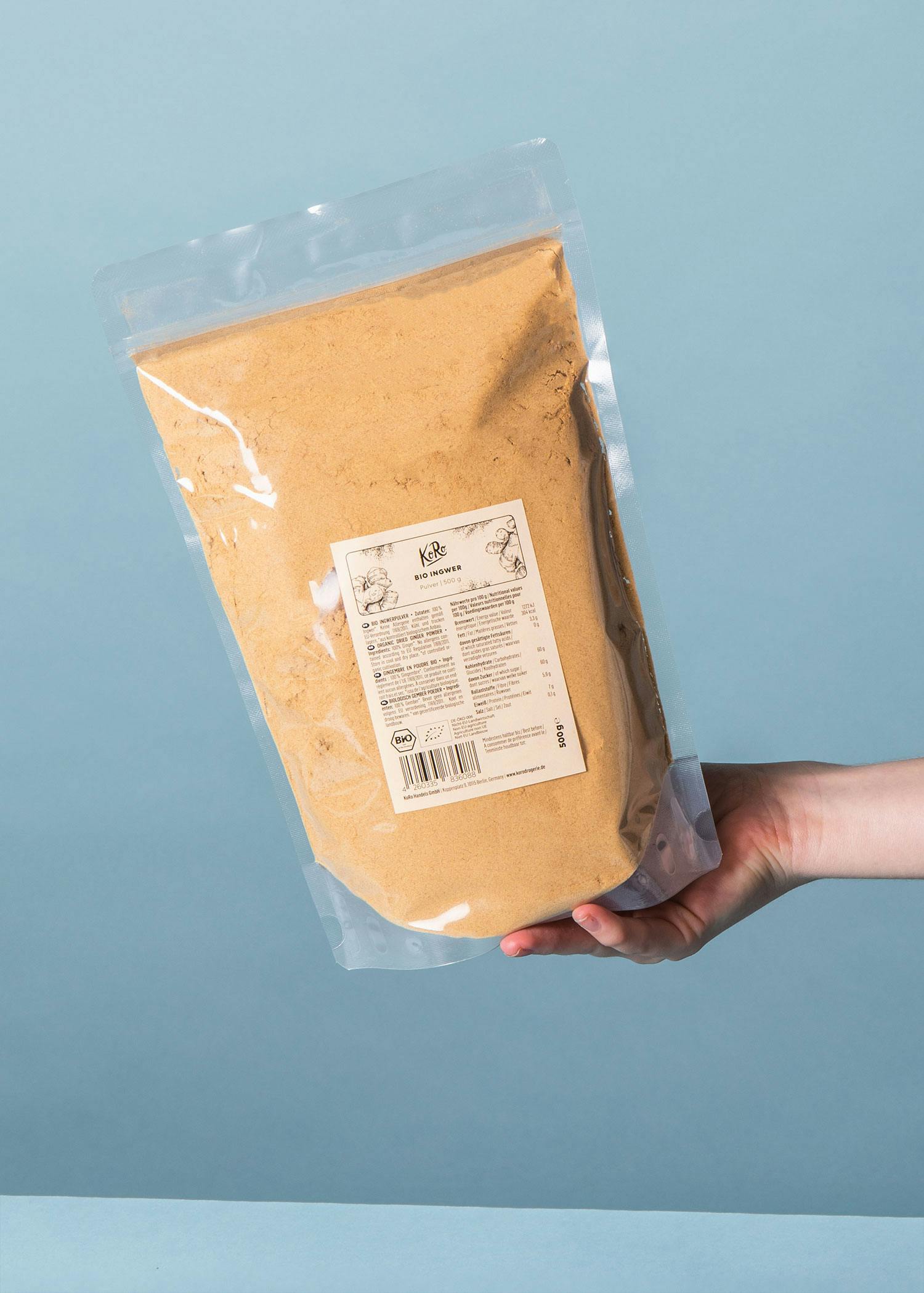 Bio Ingwer Pulver 500 g