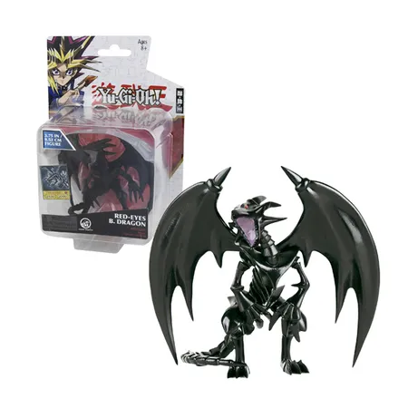 Boti Yu-Gi-Oh! Rotäugiger Drache schwarz, ca. 10 cm