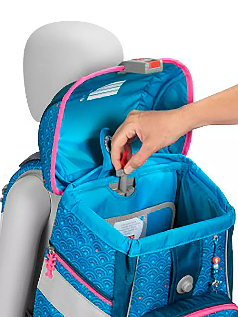 STEP BY STEP Schultaschen Set 6tlg 2in1 Plus Dolphin Pippa türkis