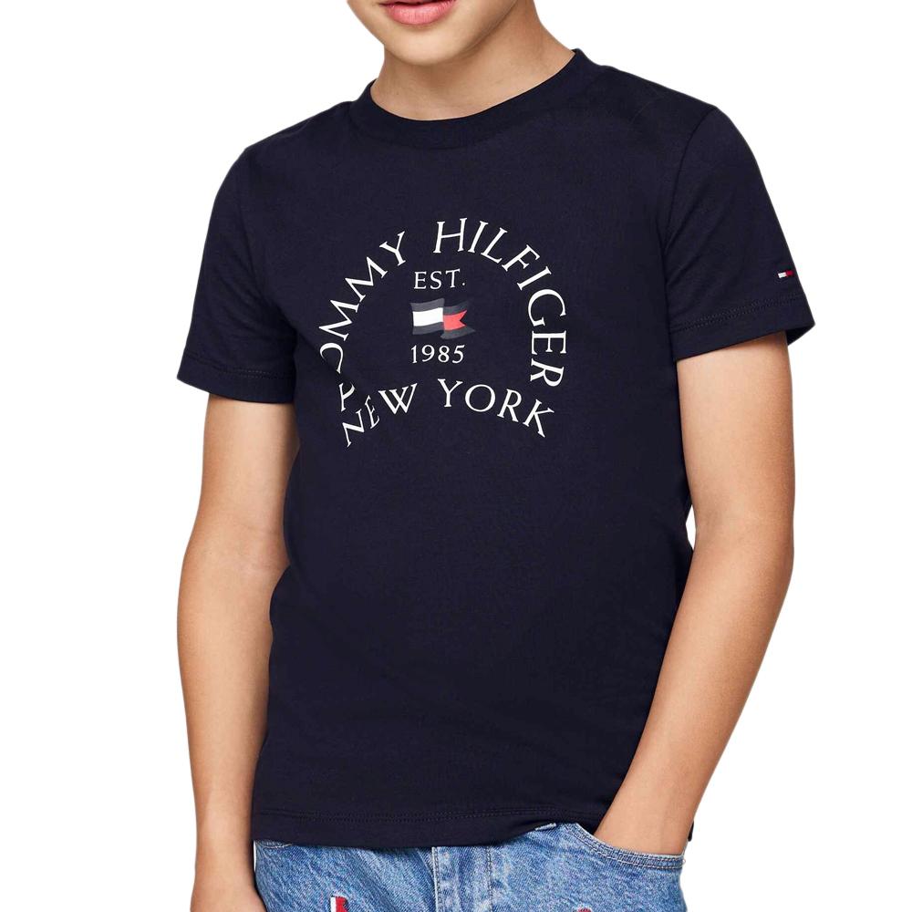 Tommy Hilfiger T-shirt Marine Garçon Tommy Hilfiger Nautical
