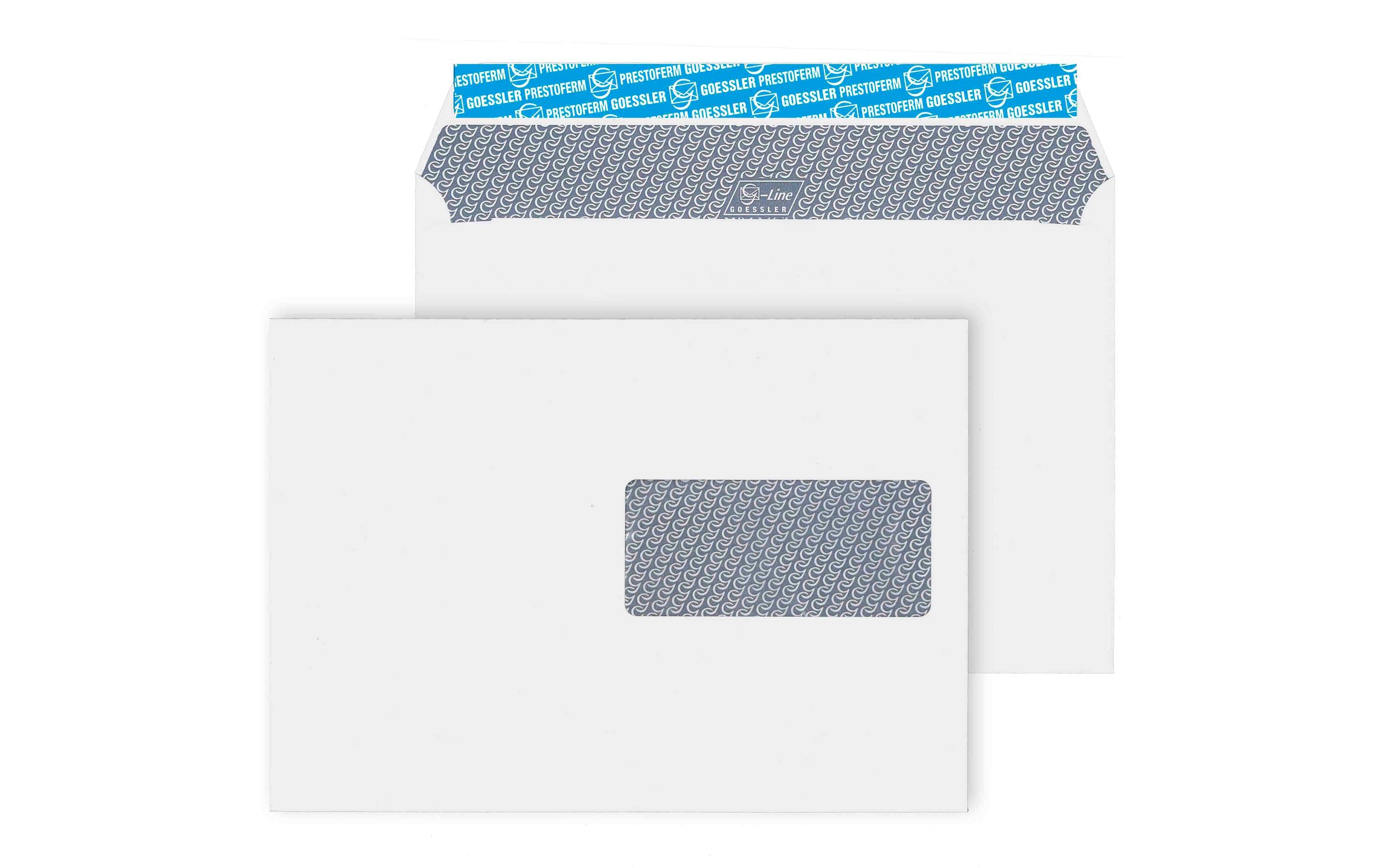 Couvert G-Line C5 mit Fenster rechts, 500 StückBriefumschlag C5 mit Fenster rechts