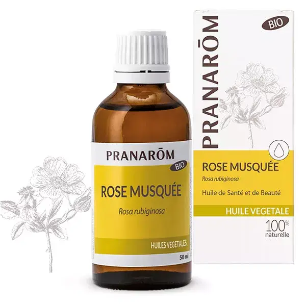 Óleo Vegetal de Rosa Mosqueta Orgânico Pranarom 50ml