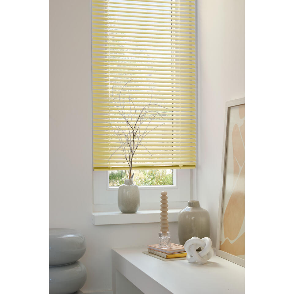 Aluminium Jaloezie Belle Geel 25mm
