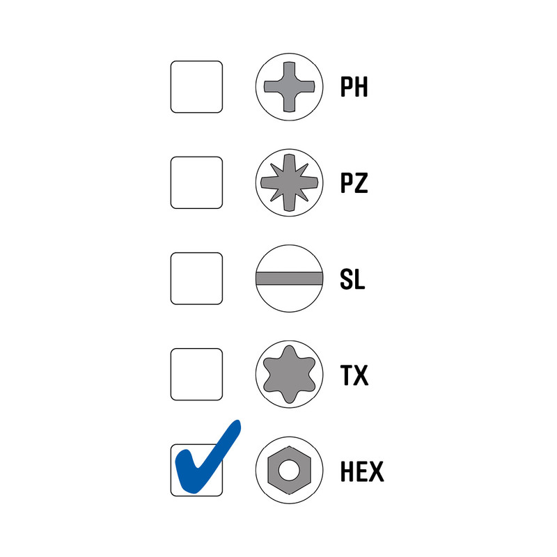 Wiha Bitbuddy® TY-bit Hex 8-delig
