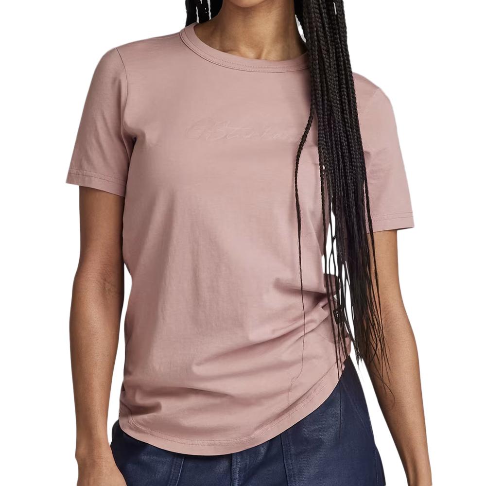 T-shirt Vieux Rose Femme G-Star Autograph