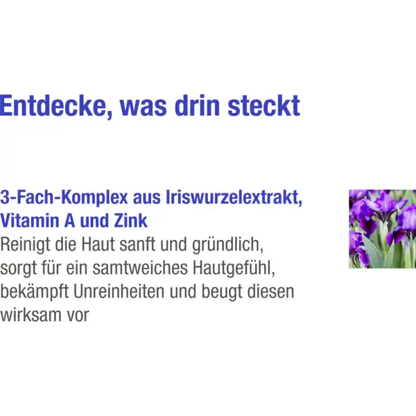 Reinigungsschaum gegen Hautunreinheiten