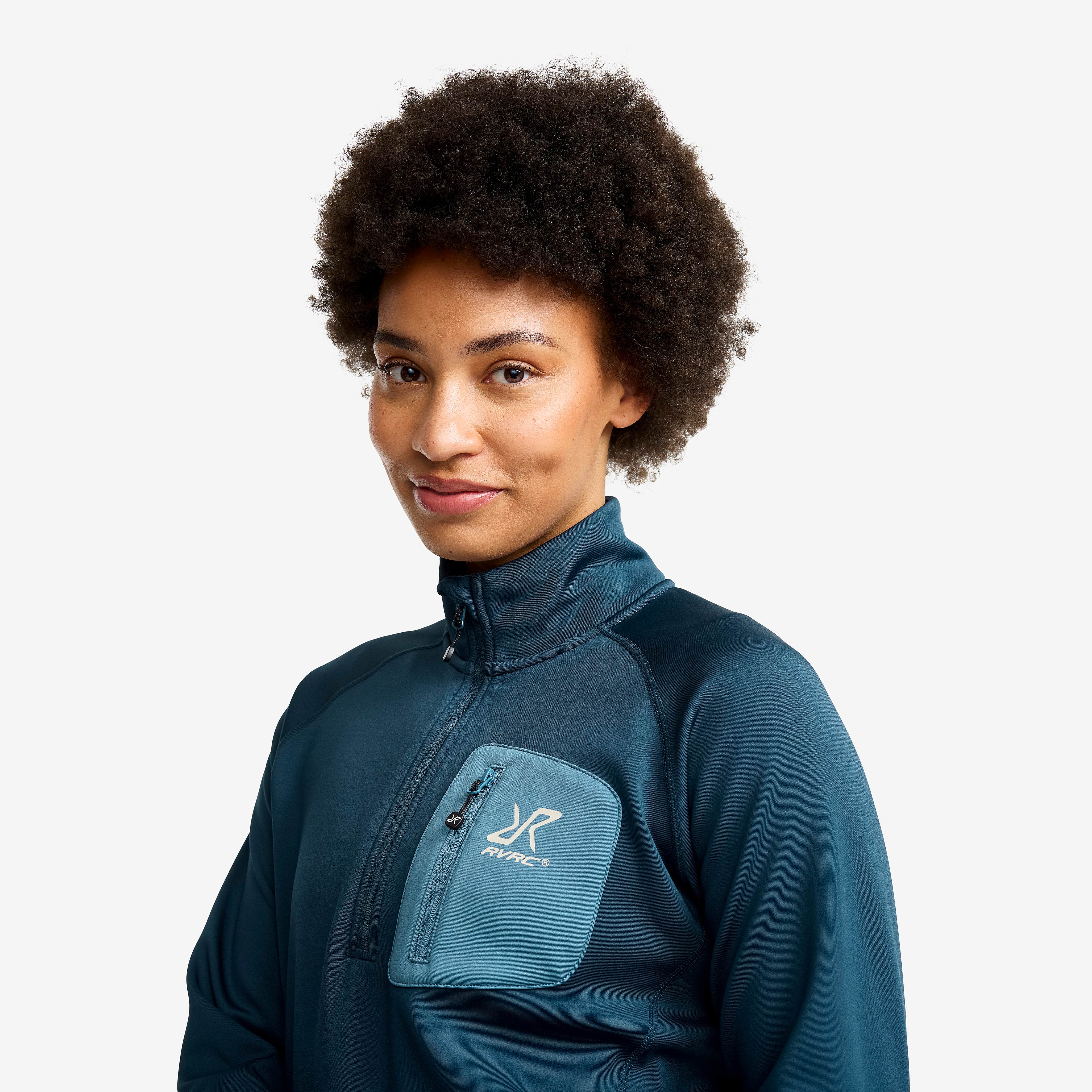 Evolution Half-zip Stretch Fleece Dame Moonlit Ocean