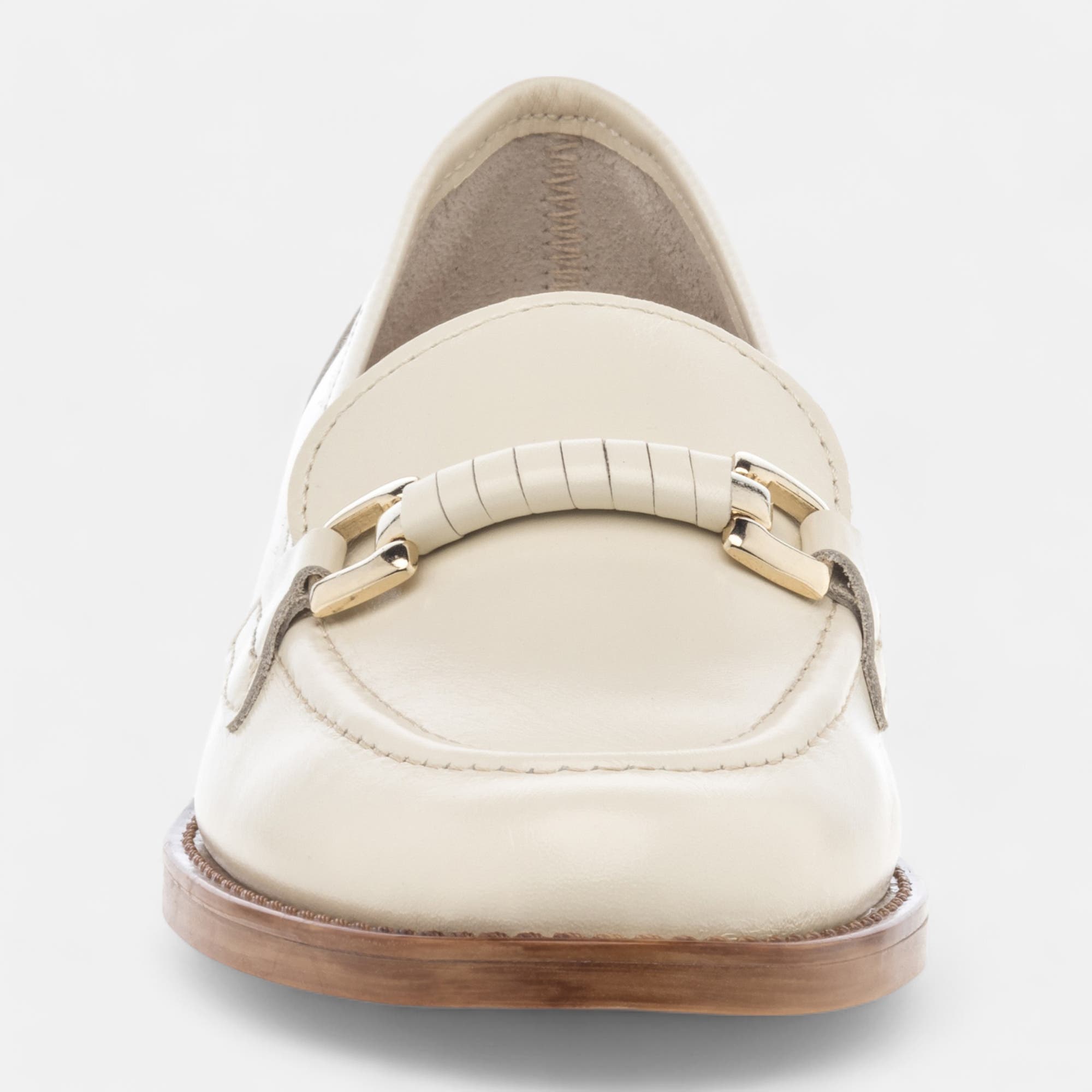 Mocassins Femme en cuir beige
