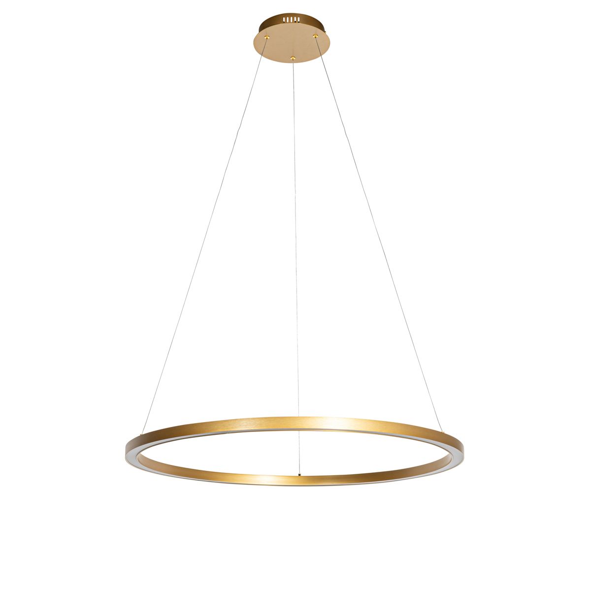 Hanglamp goud 80cm incl. LED 3-staps dimbaar - Girello