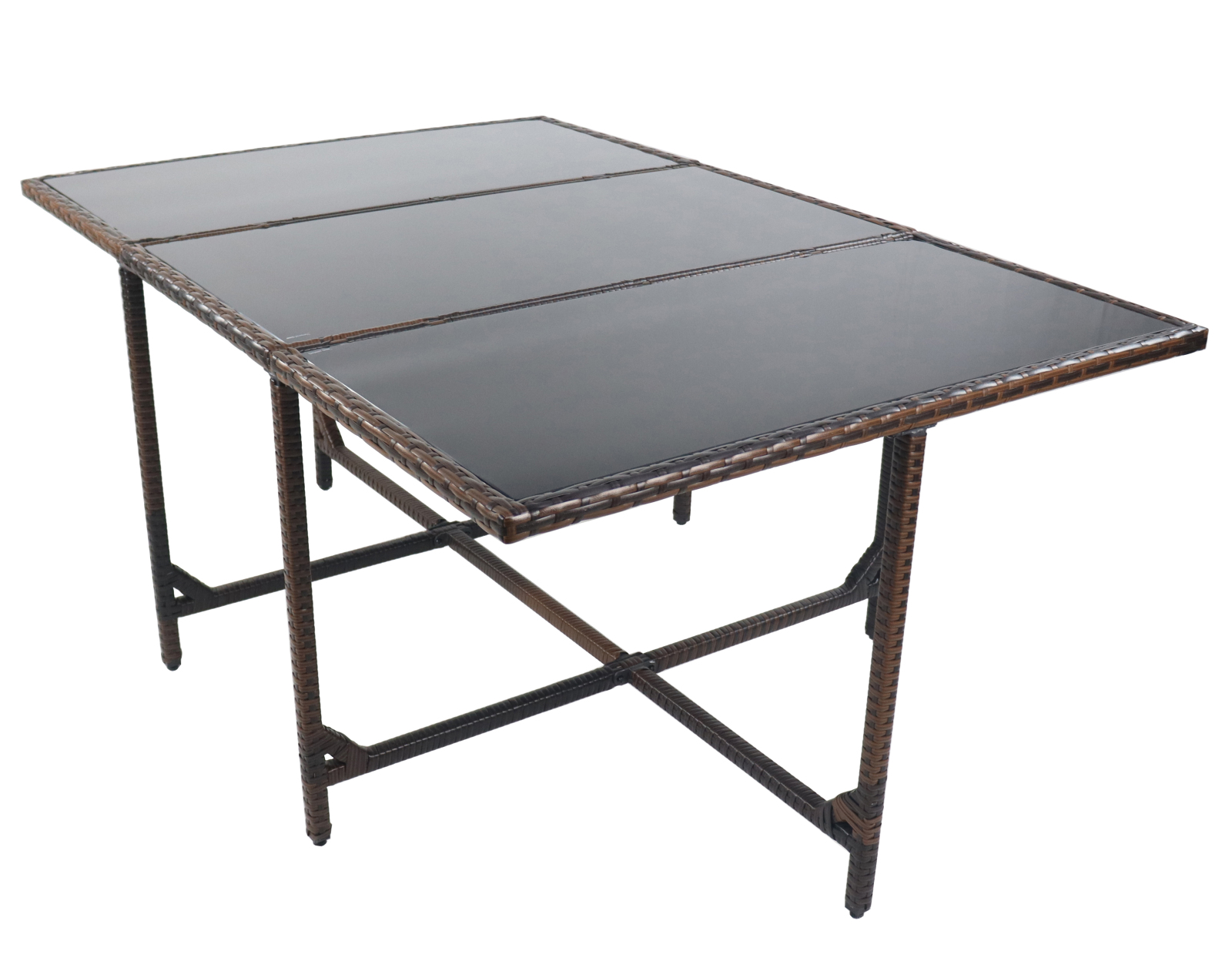 Gartentisch RALOSO - braun - 170x110 cm