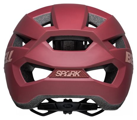 Casque Bell Spark 2 Mat Rouge