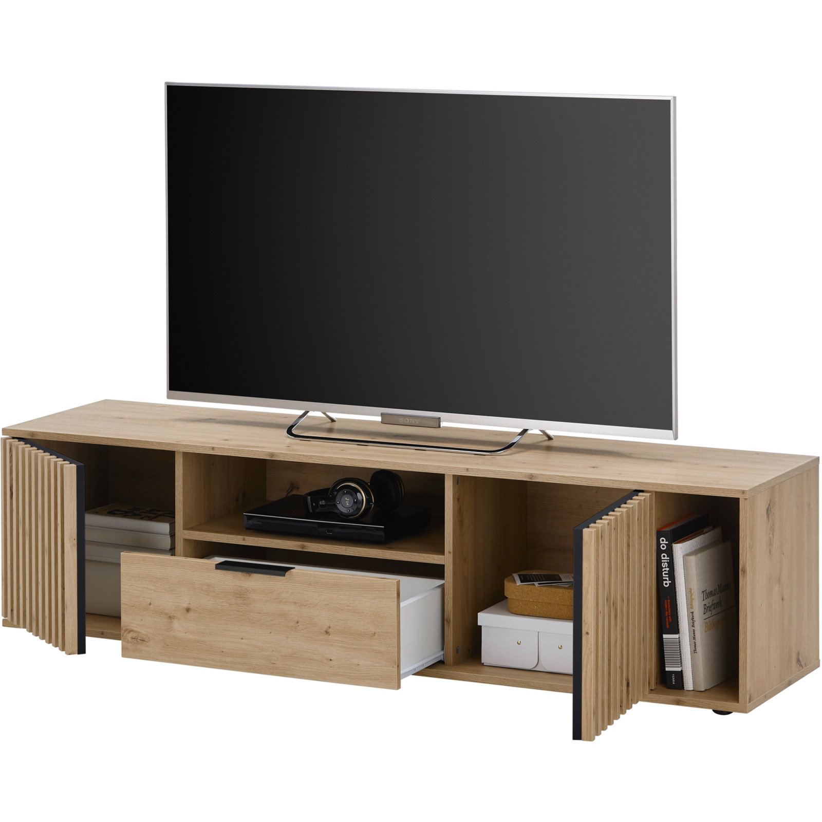 TV-Möbel Conny, Dekor Eiche Artisan, 150 cm